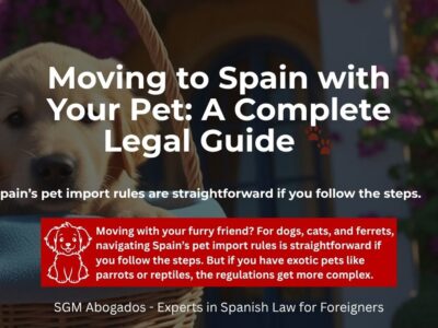 sgm abogados Moving to Spain with Your Pet A Complete Legal Guide