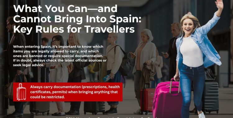 sgm abogados What You Can—and Cannot Bring Into Spain Key Rules for Travellers