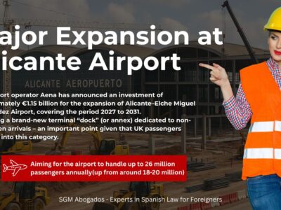 sgm abogados Major Expansion at Alicante Airport