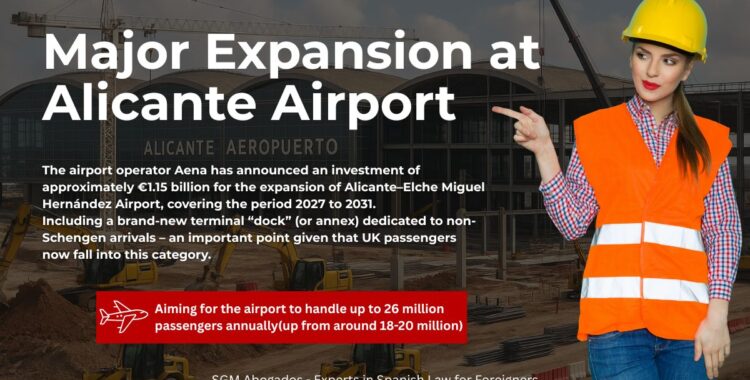 sgm abogados Major Expansion at Alicante Airport